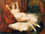 Eugene Delacroix Female Nude Reclining on a Divan Germany oil painting artist